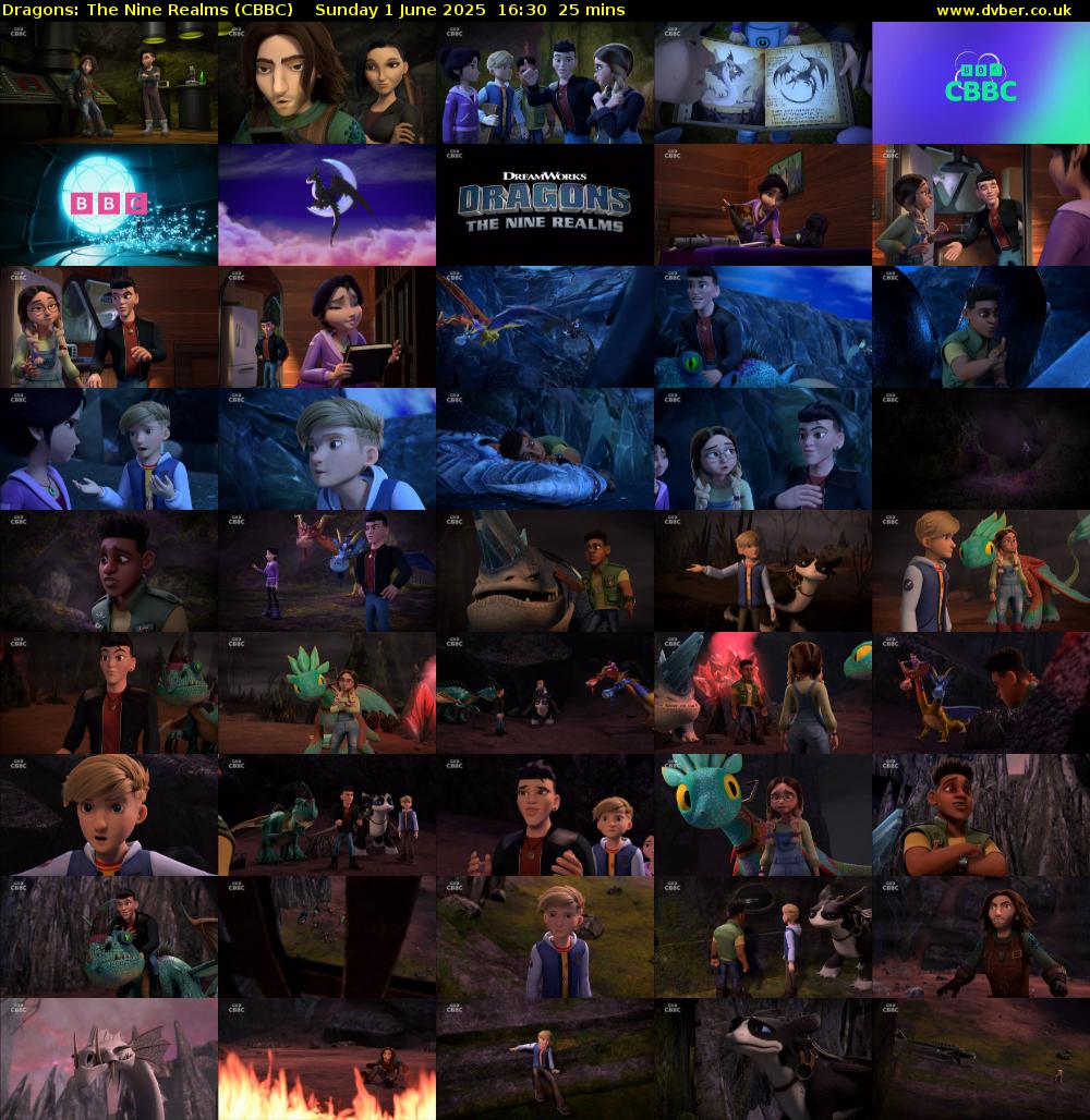 Dragons: The Nine Realms (CBBC) Sunday 1 June 2025 16:30 - 16:55