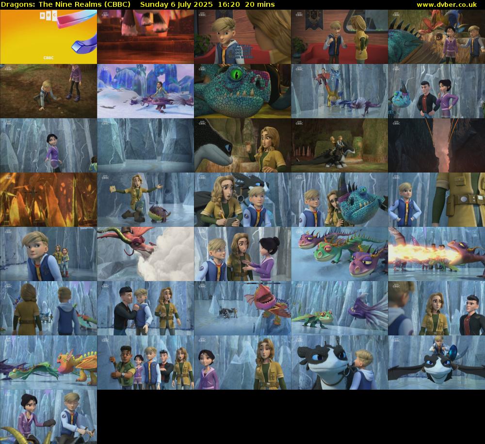 Dragons: The Nine Realms (CBBC) Sunday 6 July 2025 16:20 - 16:40