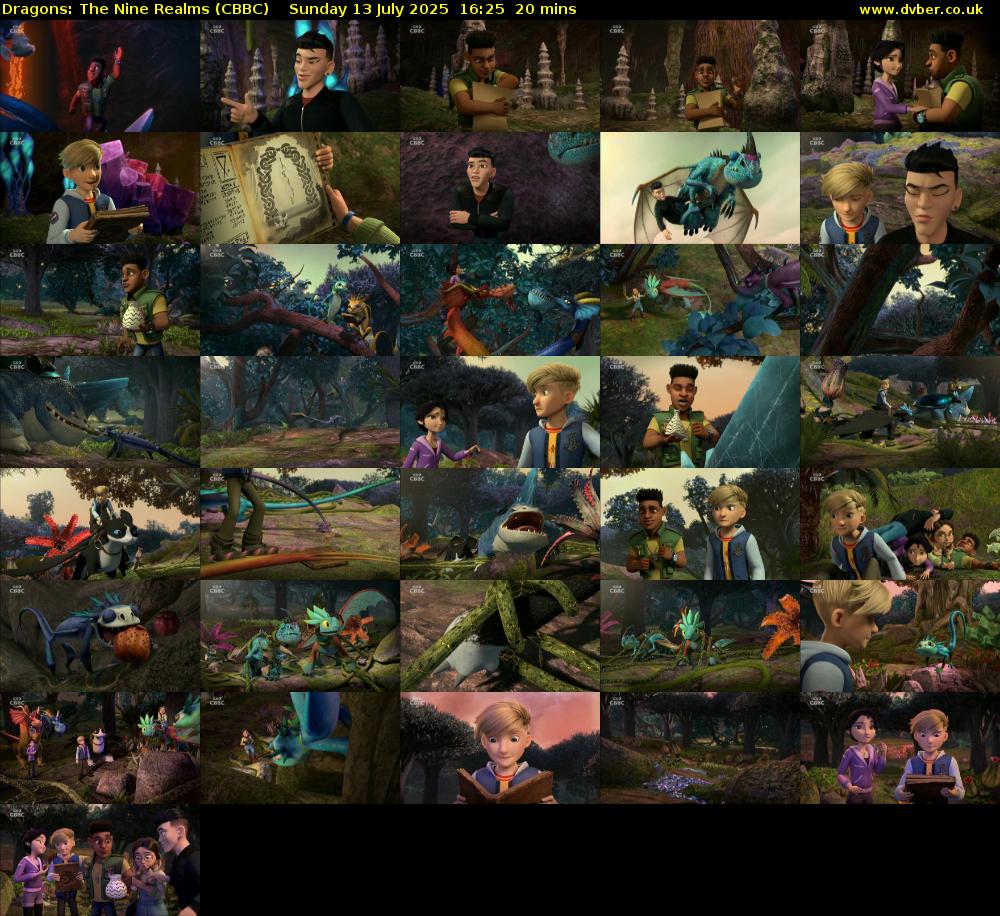 Dragons: The Nine Realms (CBBC) Sunday 13 July 2025 16:25 - 16:45