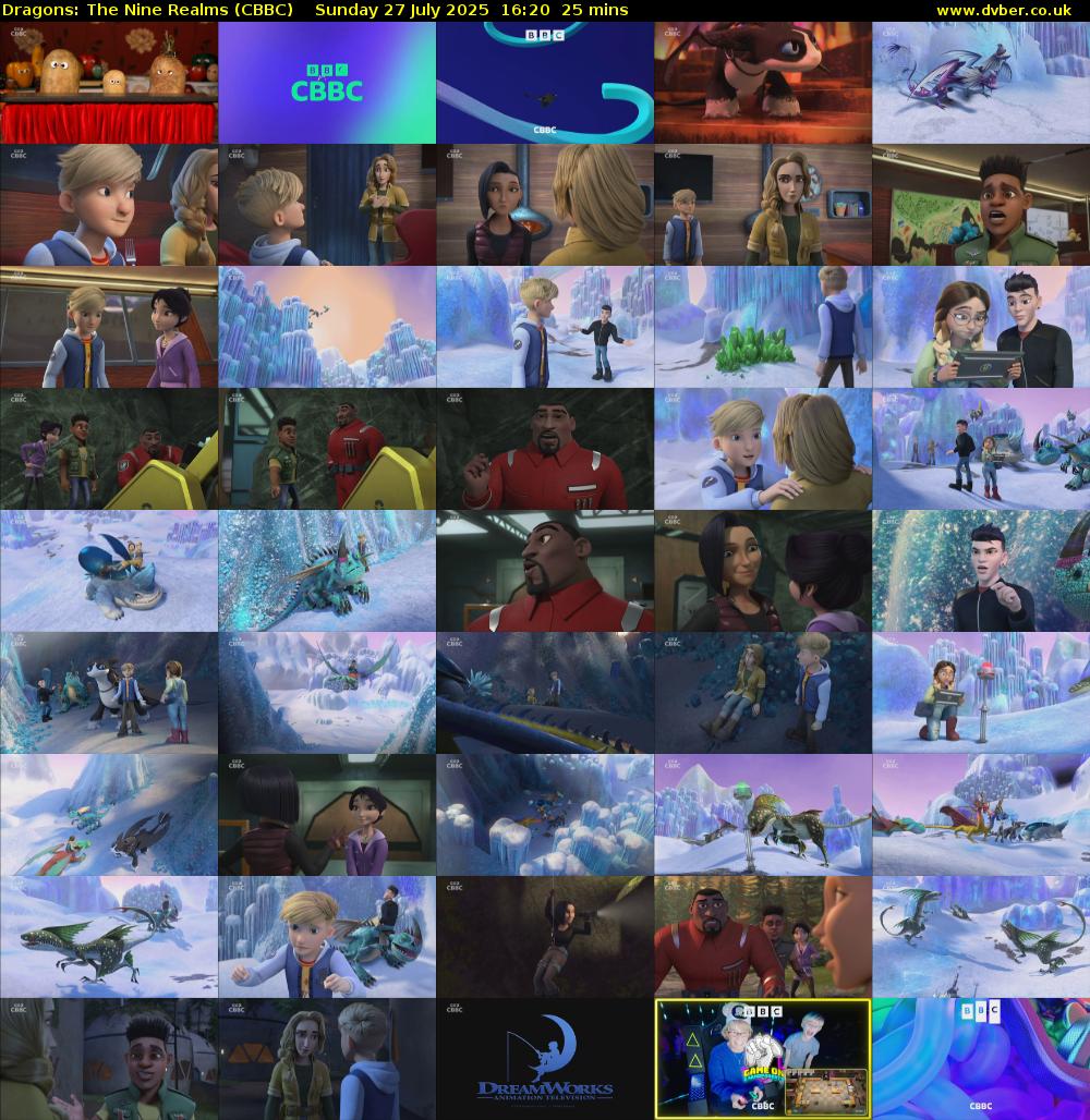Dragons: The Nine Realms (CBBC) Sunday 27 July 2025 16:20 - 16:45