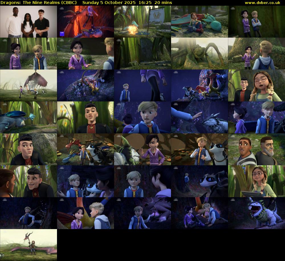 Dragons: The Nine Realms (CBBC) Sunday 5 October 2025 16:25 - 16:45