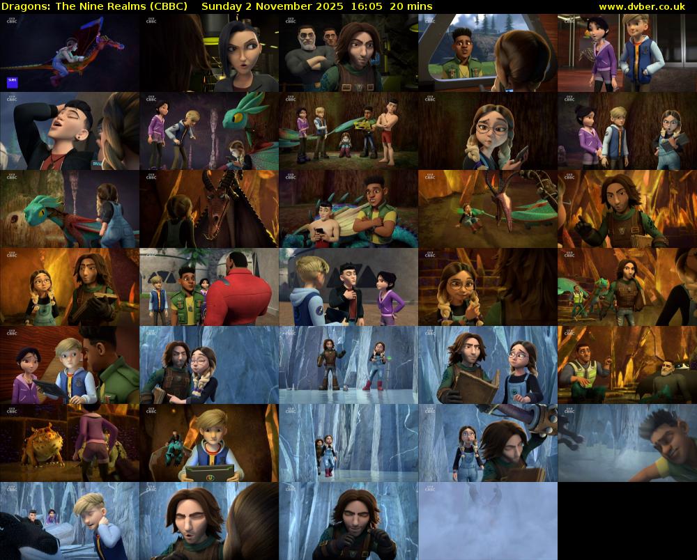 Dragons: The Nine Realms (CBBC) Sunday 2 November 2025 16:05 - 16:25