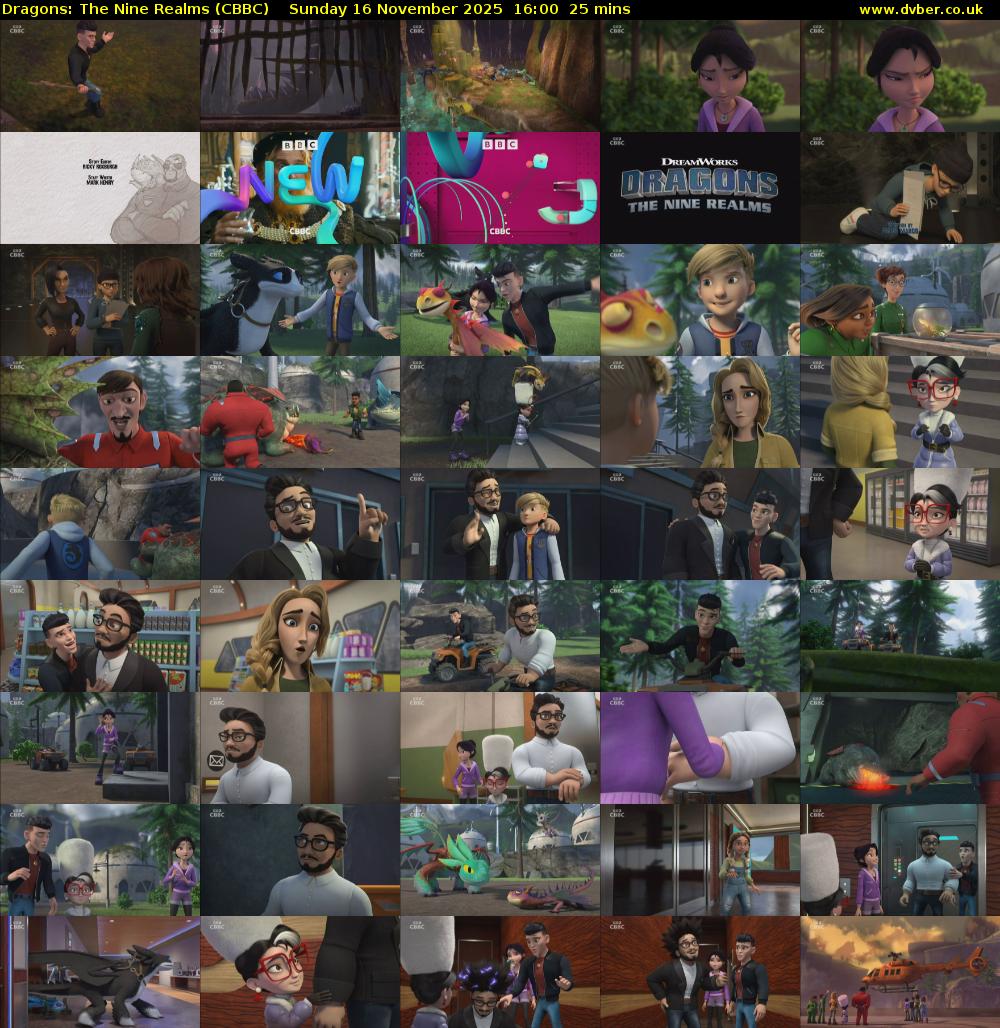 Dragons: The Nine Realms (CBBC) Sunday 16 November 2025 16:00 - 16:25