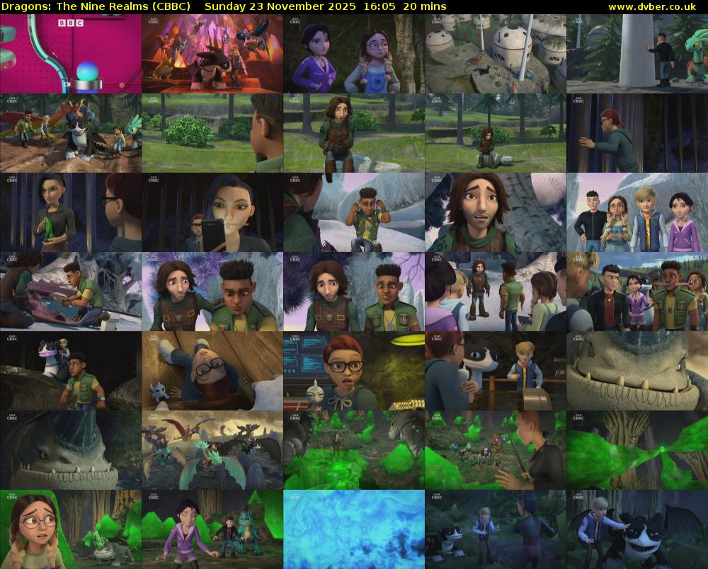 Dragons: The Nine Realms (CBBC) Sunday 23 November 2025 16:05 - 16:25