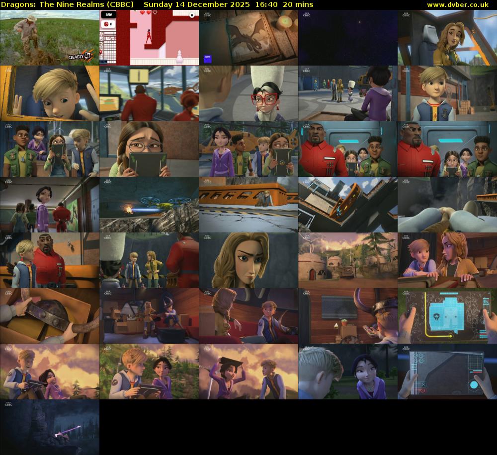 Dragons: The Nine Realms (CBBC) Sunday 14 December 2025 16:40 - 17:00