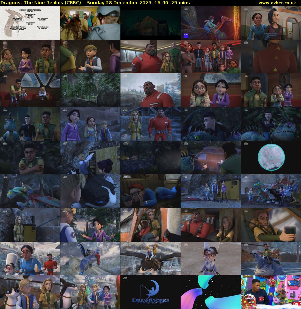 Dragons: The Nine Realms (CBBC) Sunday 28 December 2025 16:40 - 17:05