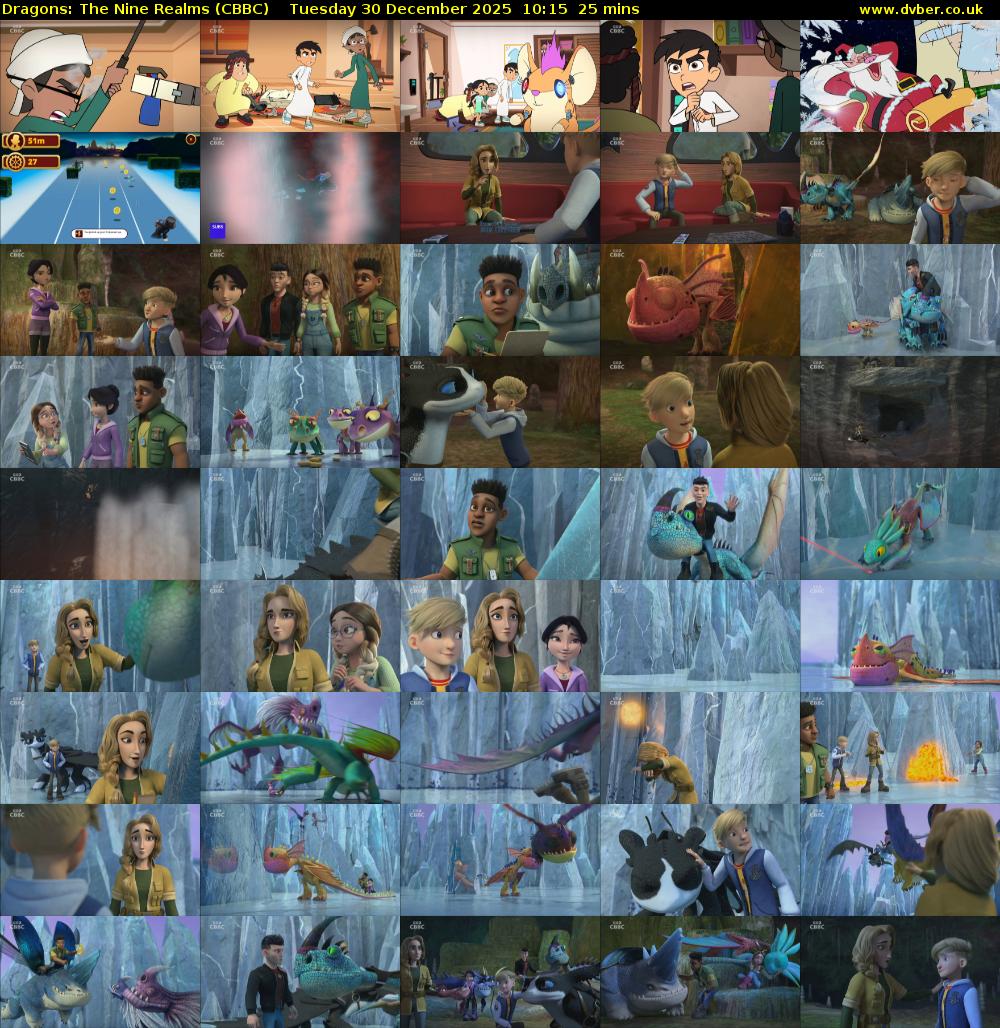 Dragons: The Nine Realms (CBBC) Tuesday 30 December 2025 10:15 - 10:40