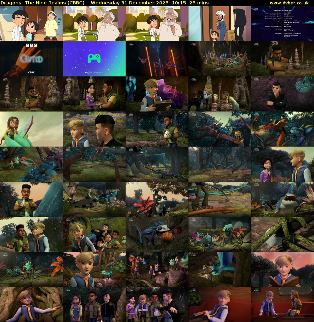 Dragons: The Nine Realms (CBBC) Wednesday 31 December 2025 10:15 - 10:40