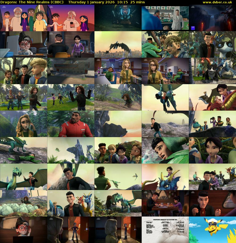 Dragons: The Nine Realms (CBBC) Thursday 1 January 2026 10:15 - 10:40