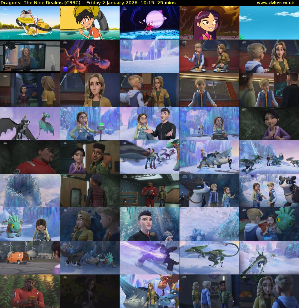Dragons: The Nine Realms (CBBC) Friday 2 January 2026 10:15 - 10:40