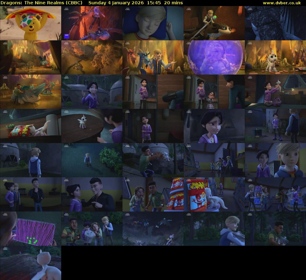 Dragons: The Nine Realms (CBBC) Sunday 4 January 2026 15:45 - 16:05