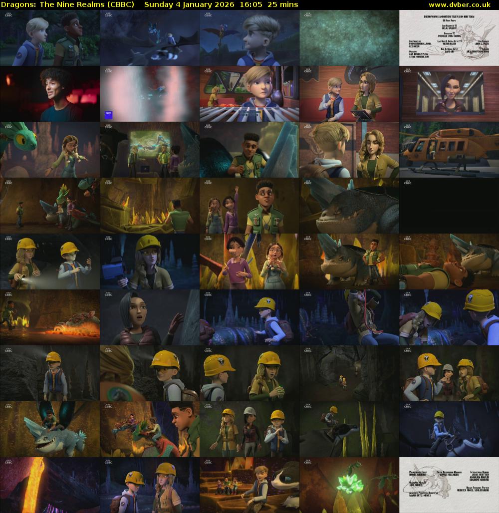 Dragons: The Nine Realms (CBBC) Sunday 4 January 2026 16:05 - 16:30