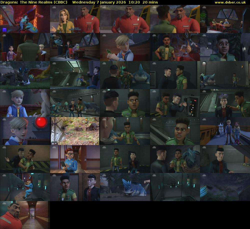 Dragons: The Nine Realms (CBBC) Wednesday 7 January 2026 10:20 - 10:40