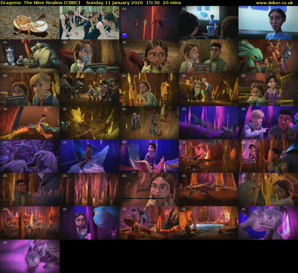 Dragons: The Nine Realms (CBBC) Sunday 11 January 2026 15:30 - 15:50
