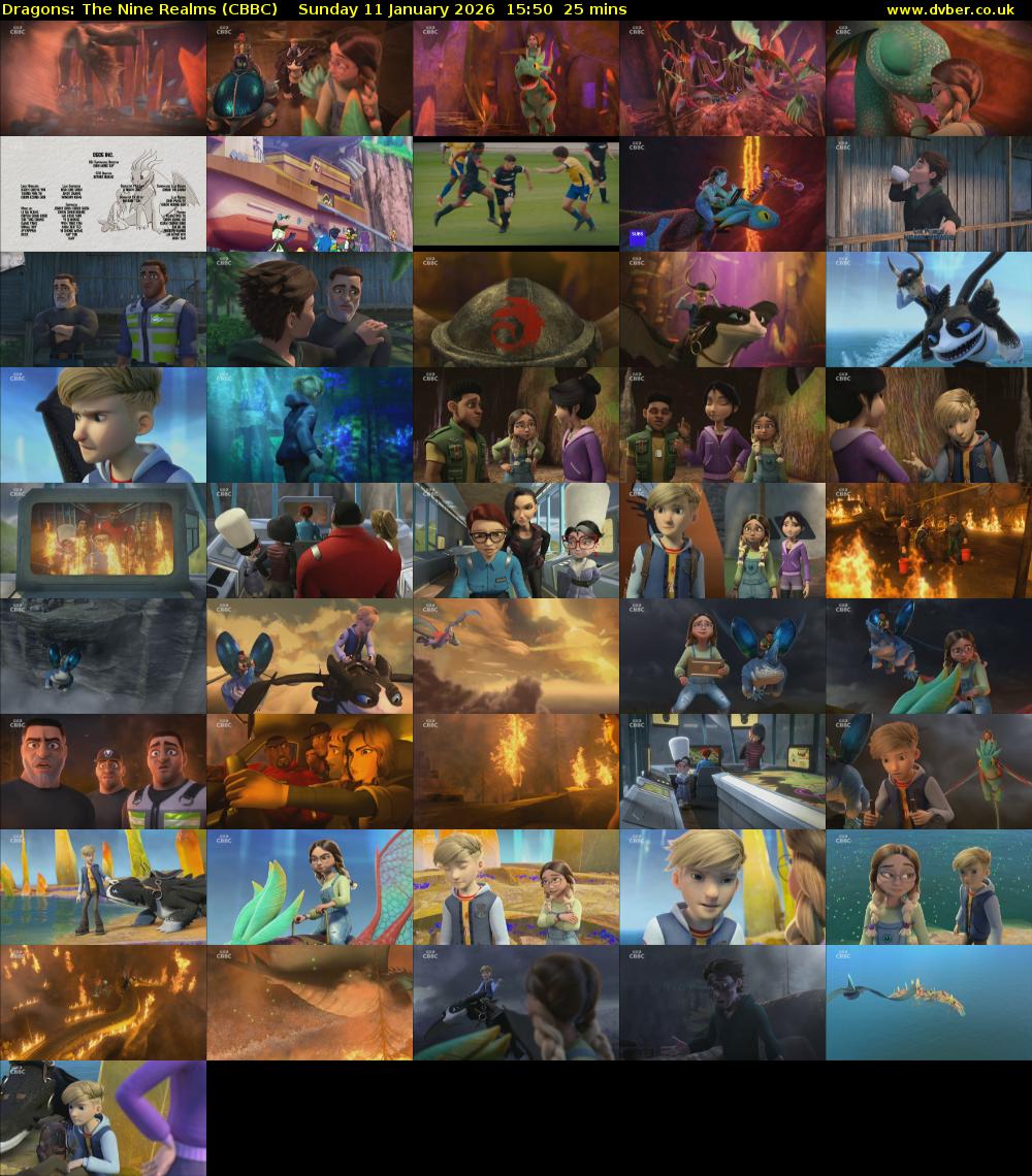 Dragons: The Nine Realms (CBBC) Sunday 11 January 2026 15:50 - 16:15