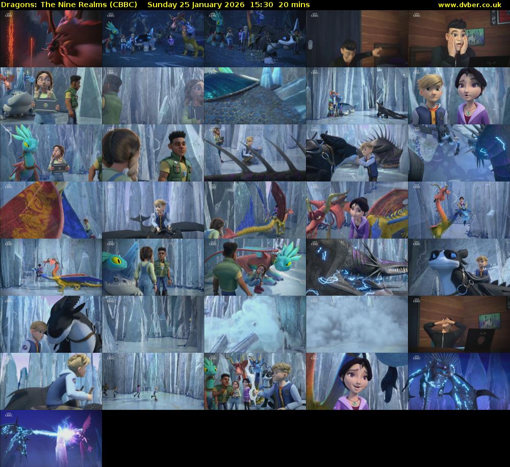 Dragons: The Nine Realms (CBBC) Sunday 25 January 2026 15:30 - 15:50