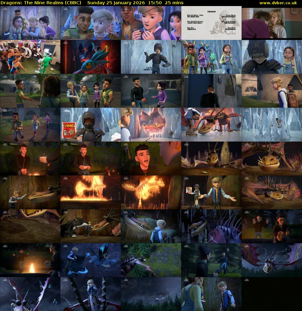 Dragons: The Nine Realms (CBBC) Sunday 25 January 2026 15:50 - 16:15