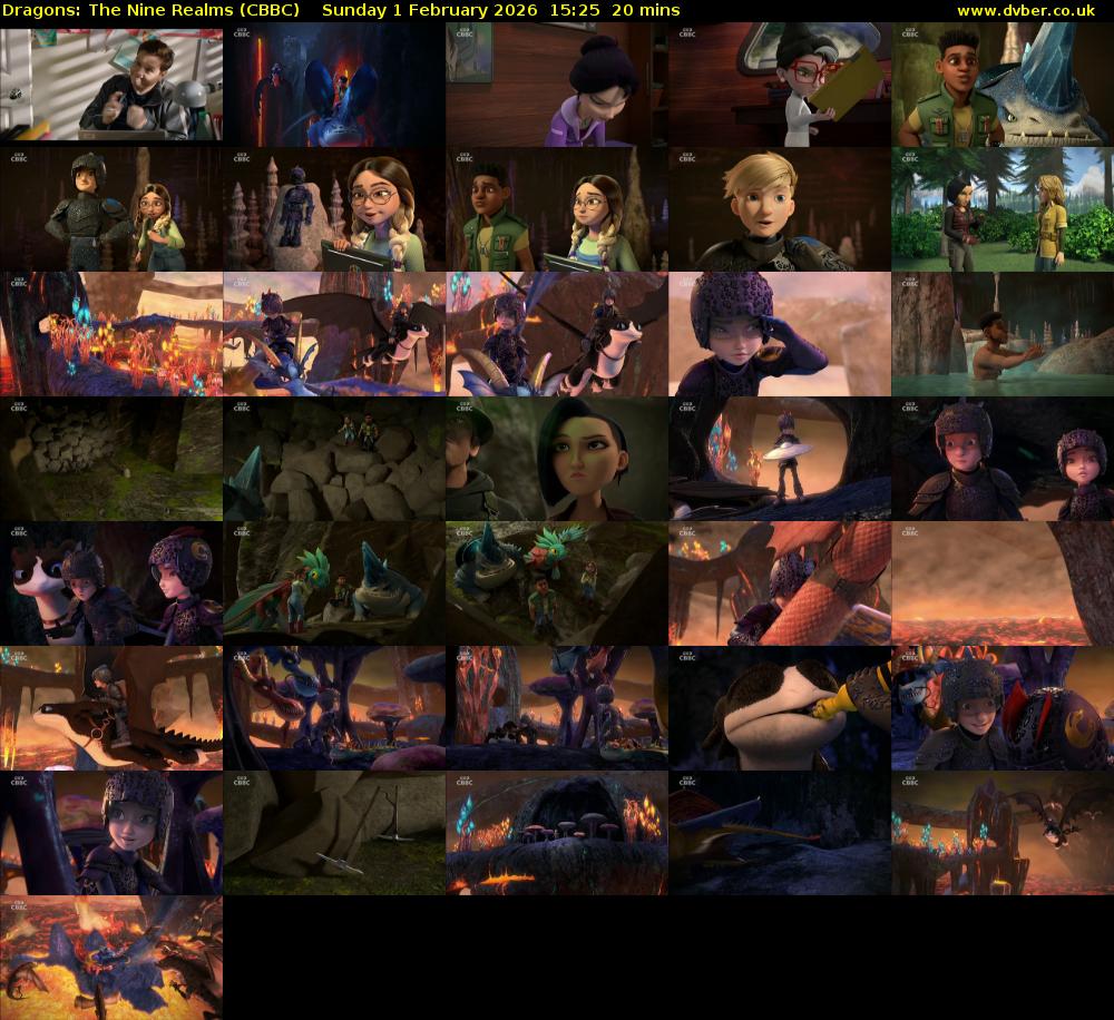 Dragons: The Nine Realms (CBBC) Sunday 1 February 2026 15:25 - 15:45