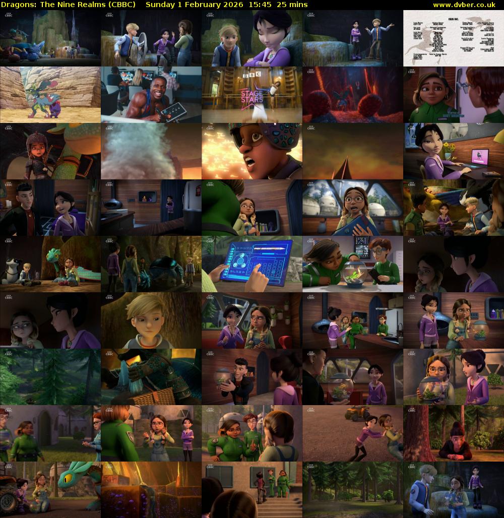 Dragons: The Nine Realms (CBBC) Sunday 1 February 2026 15:45 - 16:10