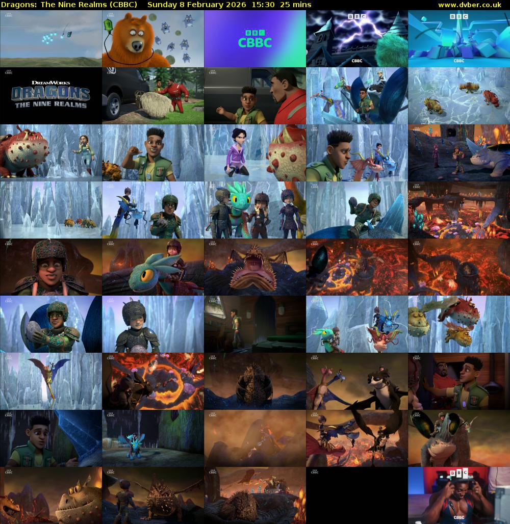 Dragons: The Nine Realms (CBBC) Sunday 8 February 2026 15:30 - 15:55