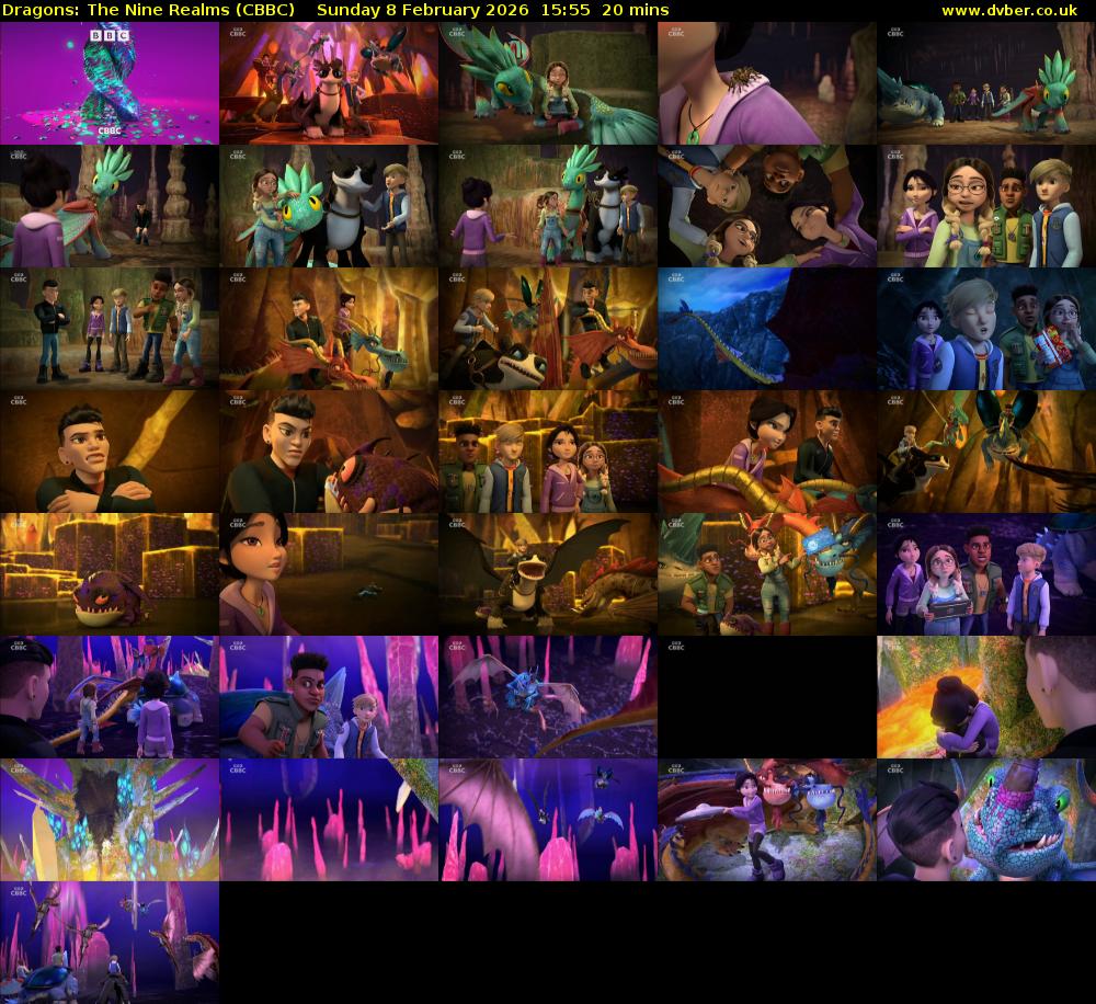 Dragons: The Nine Realms (CBBC) Sunday 8 February 2026 15:55 - 16:15