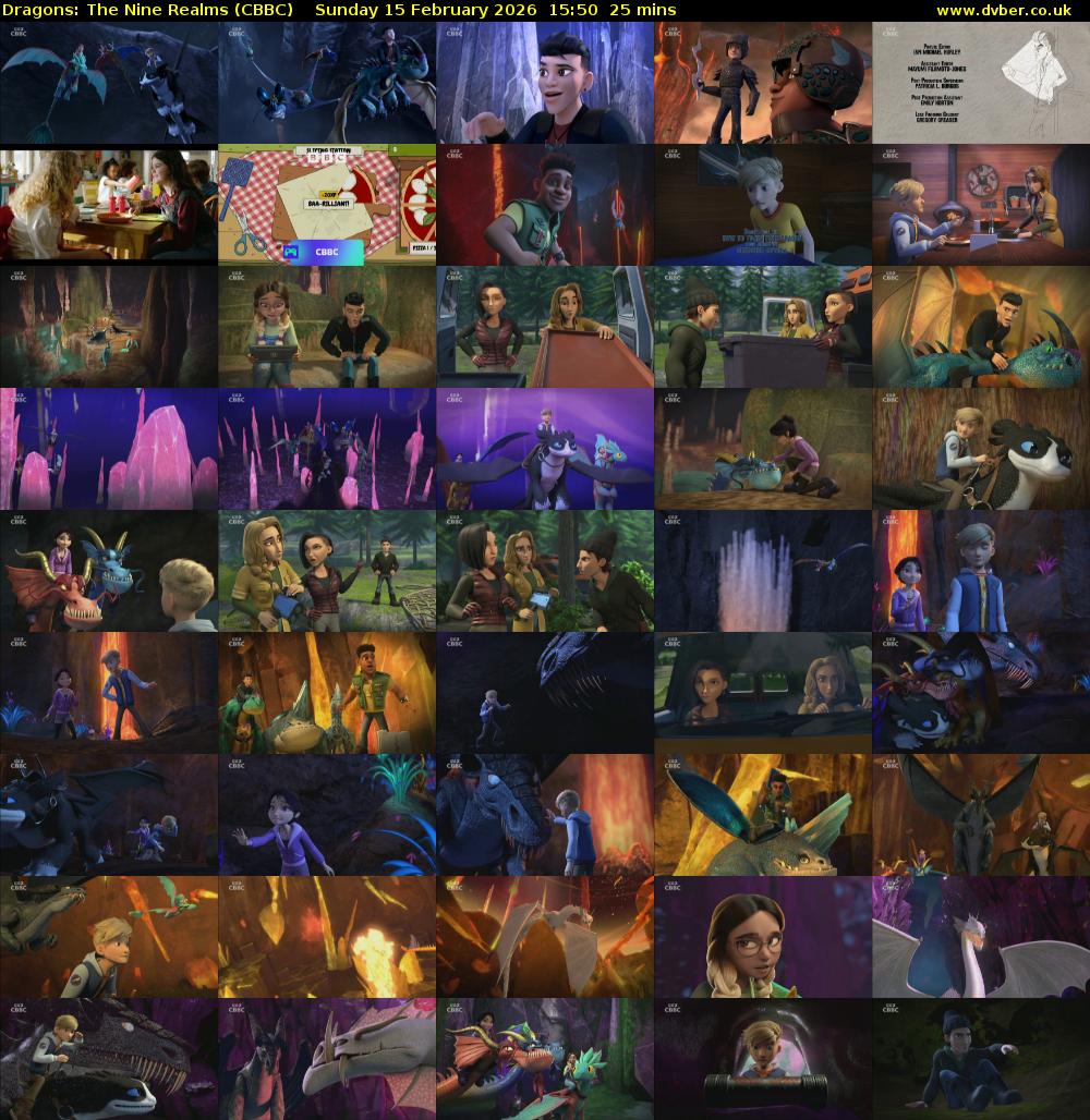 Dragons: The Nine Realms (CBBC) Sunday 15 February 2026 15:50 - 16:15
