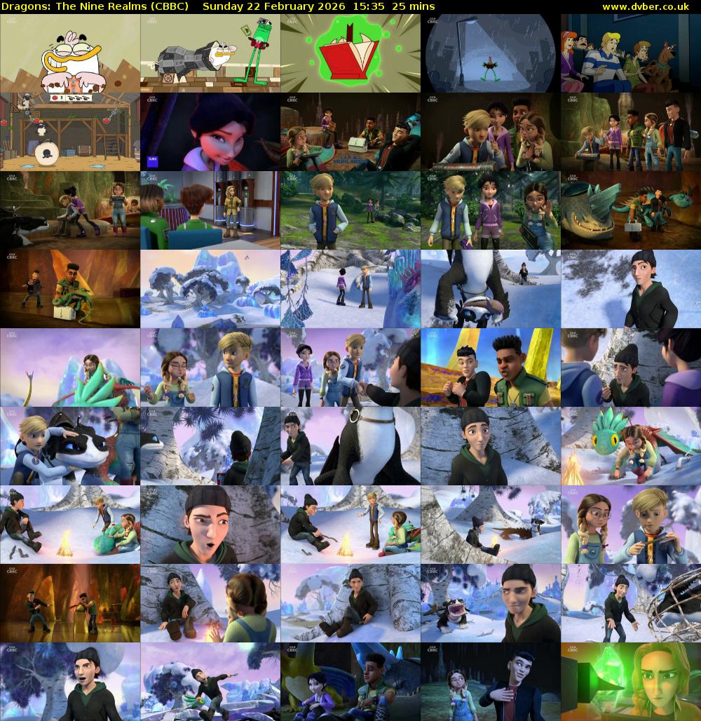 Dragons: The Nine Realms (CBBC) Sunday 22 February 2026 15:35 - 16:00