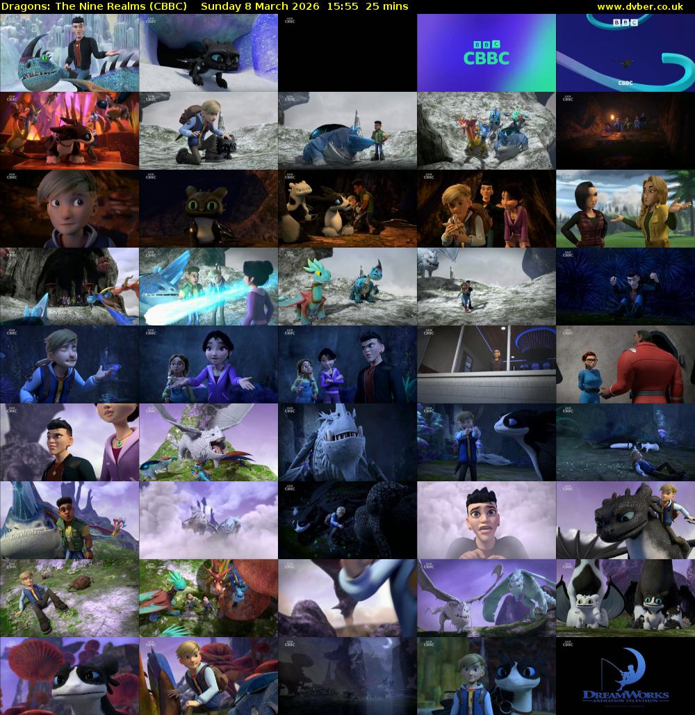 Dragons: The Nine Realms (CBBC) Sunday 8 March 2026 15:55 - 16:20