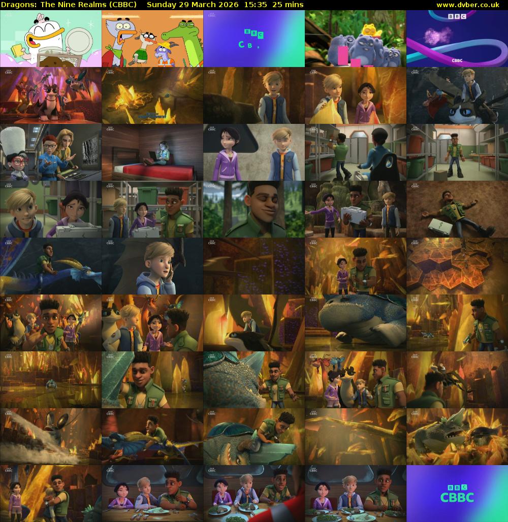 Dragons: The Nine Realms (CBBC) Sunday 29 March 2026 15:35 - 16:00