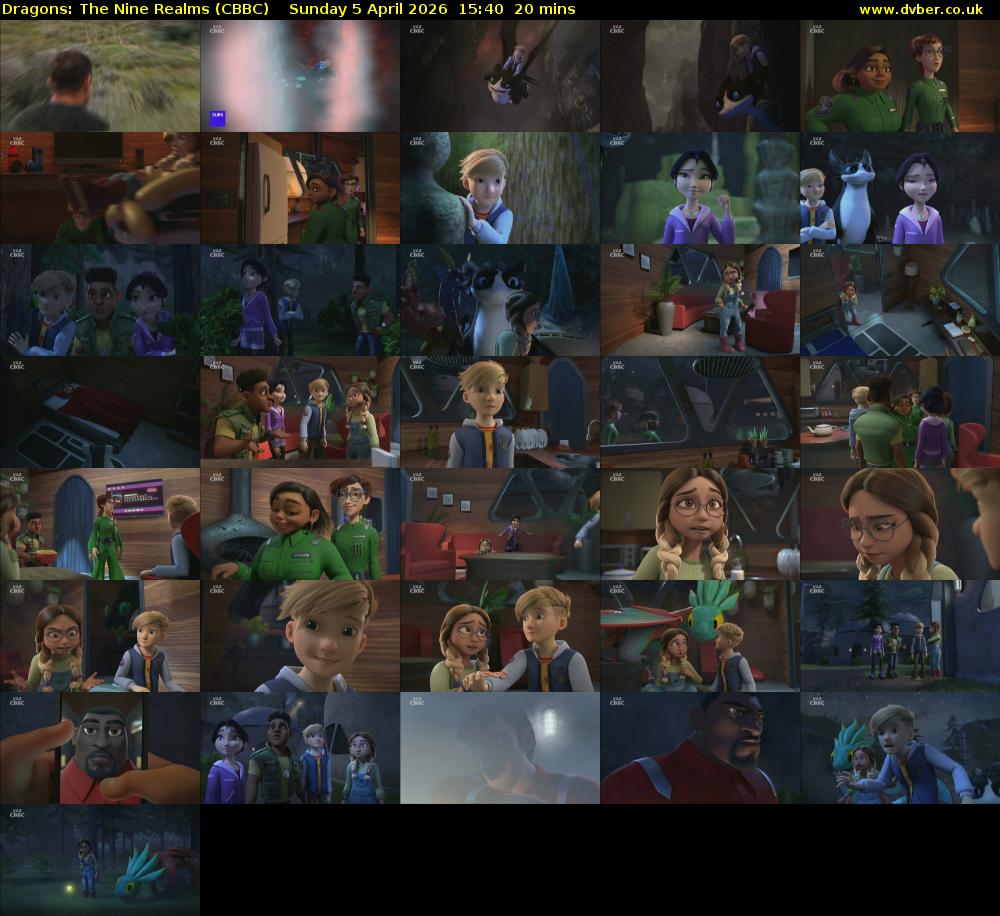Dragons: The Nine Realms (CBBC) Sunday 5 April 2026 15:40 - 16:00