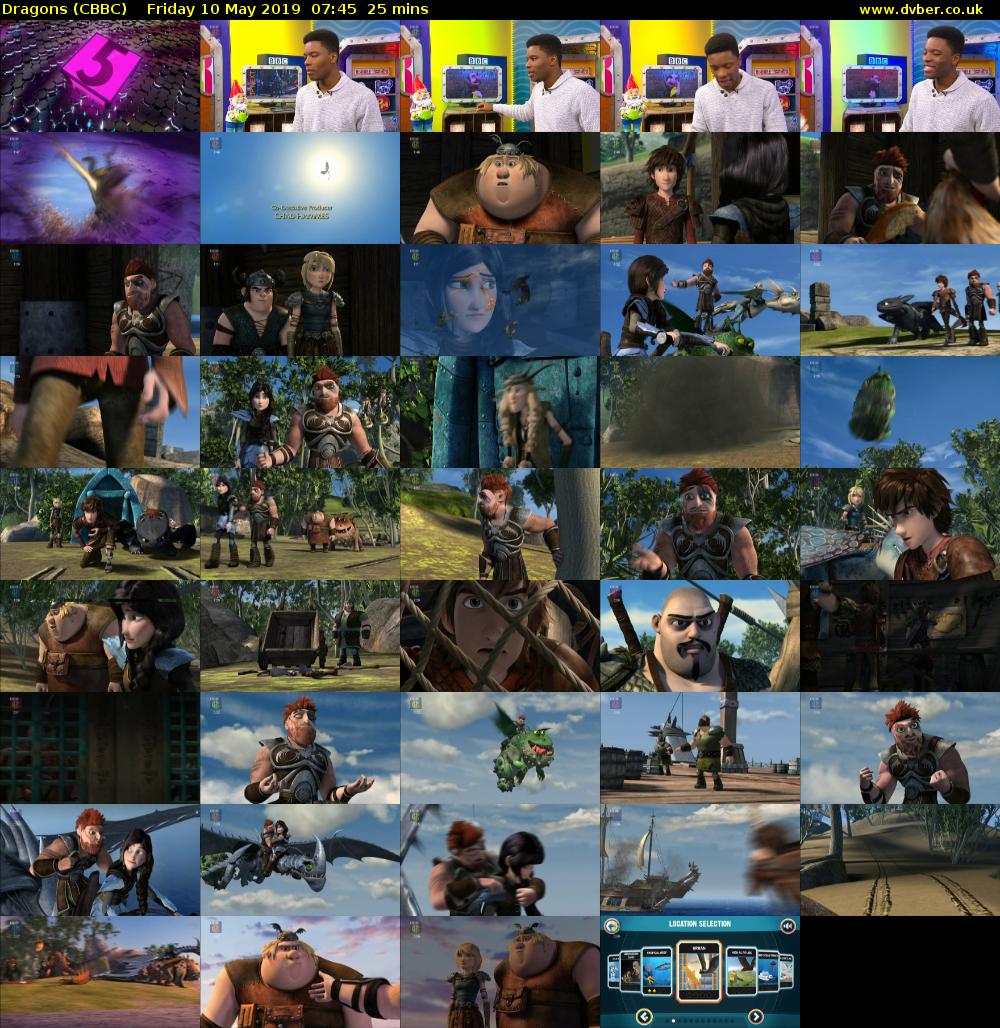 Dragons (CBBC) Friday 10 May 2019 07:45 - 08:10