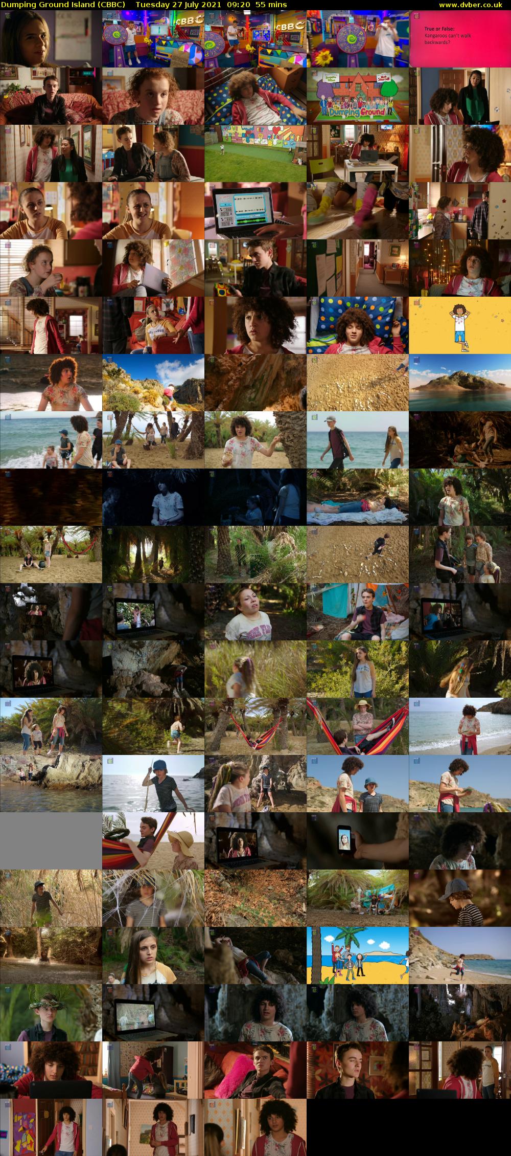 Dumping Ground Island (CBBC) Tuesday 27 July 2021 09:20 - 10:15
