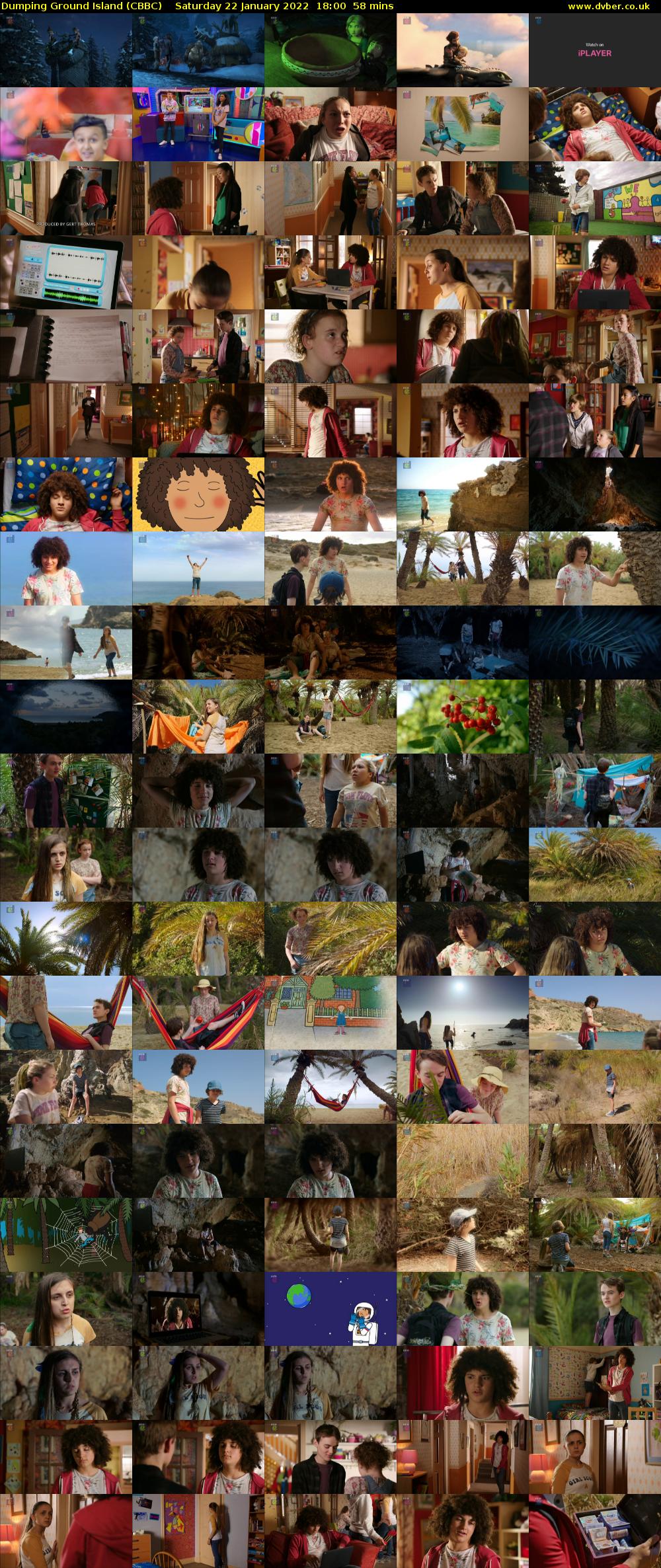 Dumping Ground Island (CBBC) Saturday 22 January 2022 18:00 - 18:58