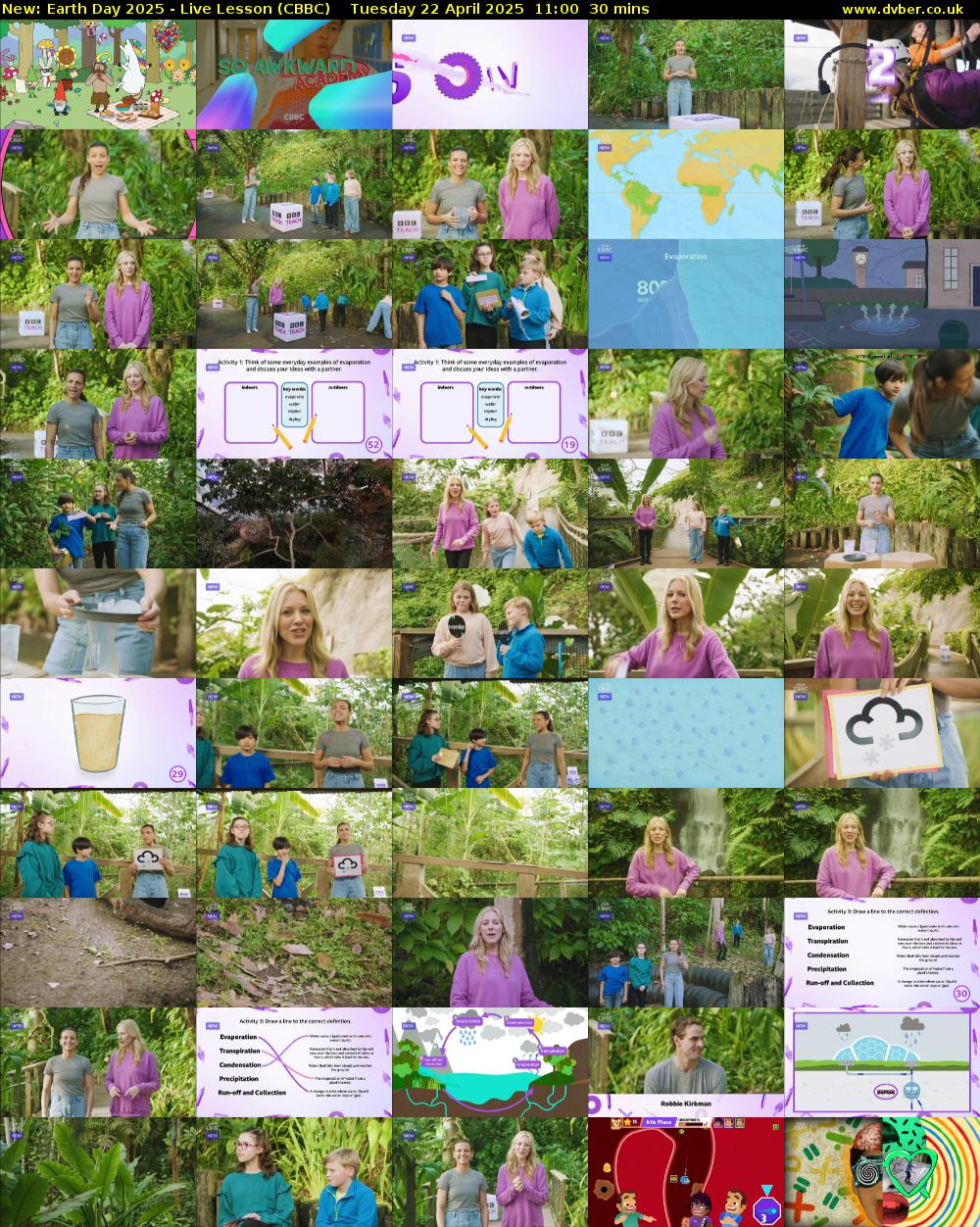 Earth Day 2025 - Live Lesson (CBBC) Tuesday 22 April 2025 11:00 - 11:30