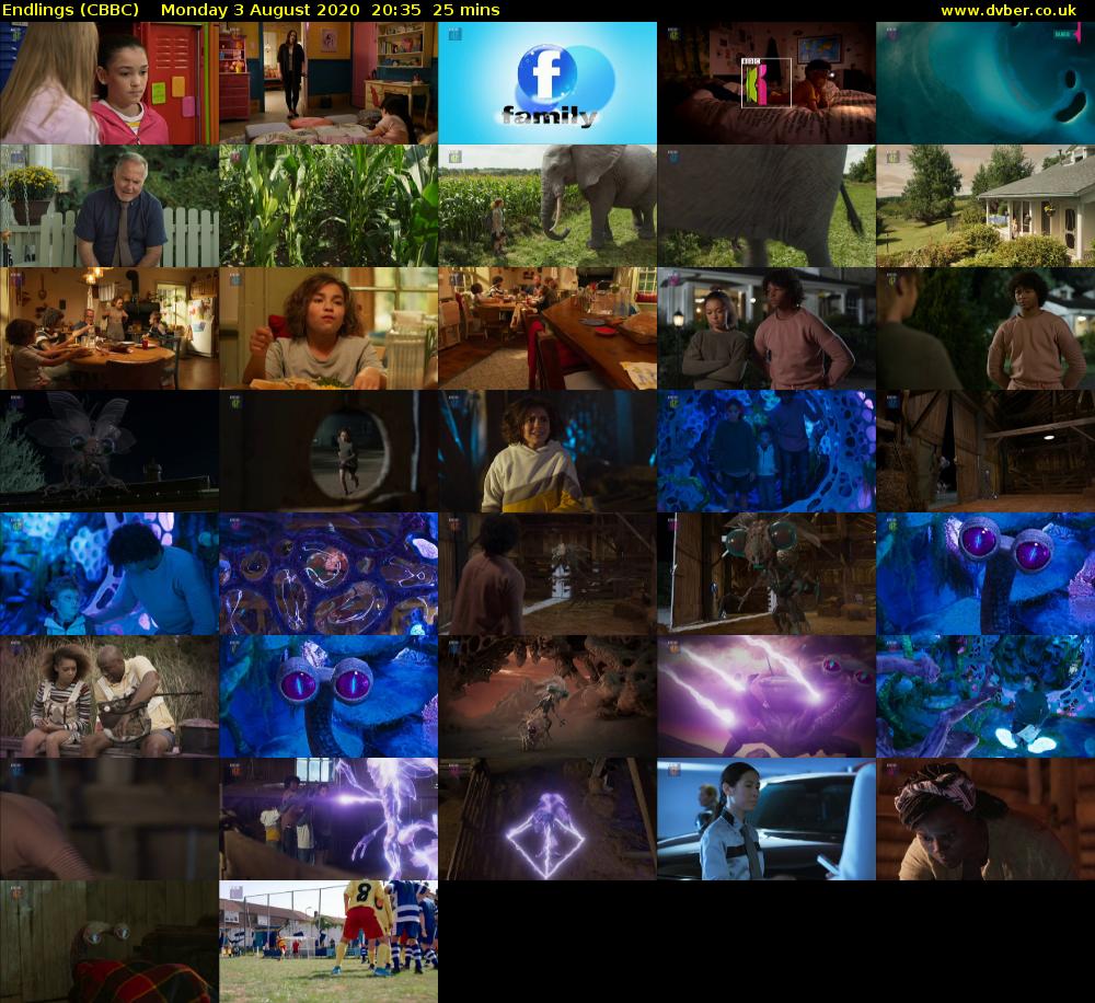 Endlings (CBBC) Monday 3 August 2020 20:35 - 21:00