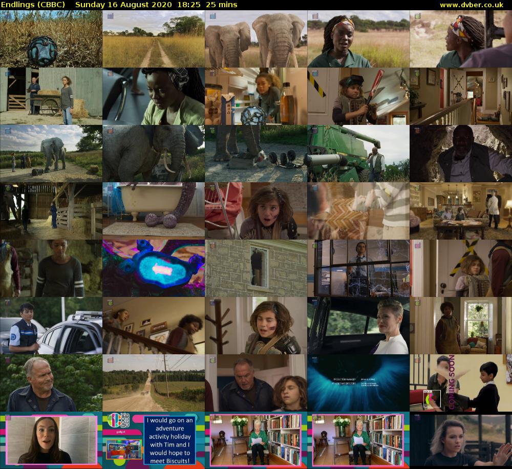 Endlings (CBBC) Sunday 16 August 2020 18:25 - 18:50