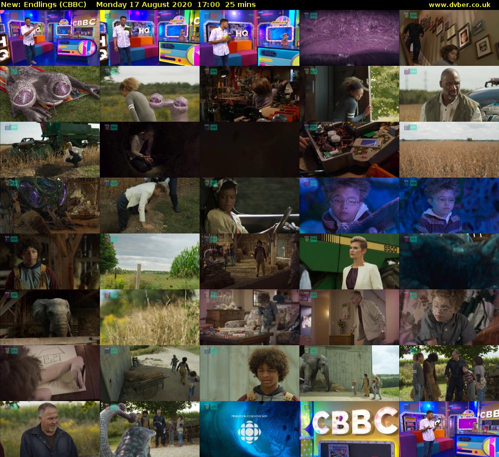 Endlings (CBBC) Monday 17 August 2020 17:00 - 17:25