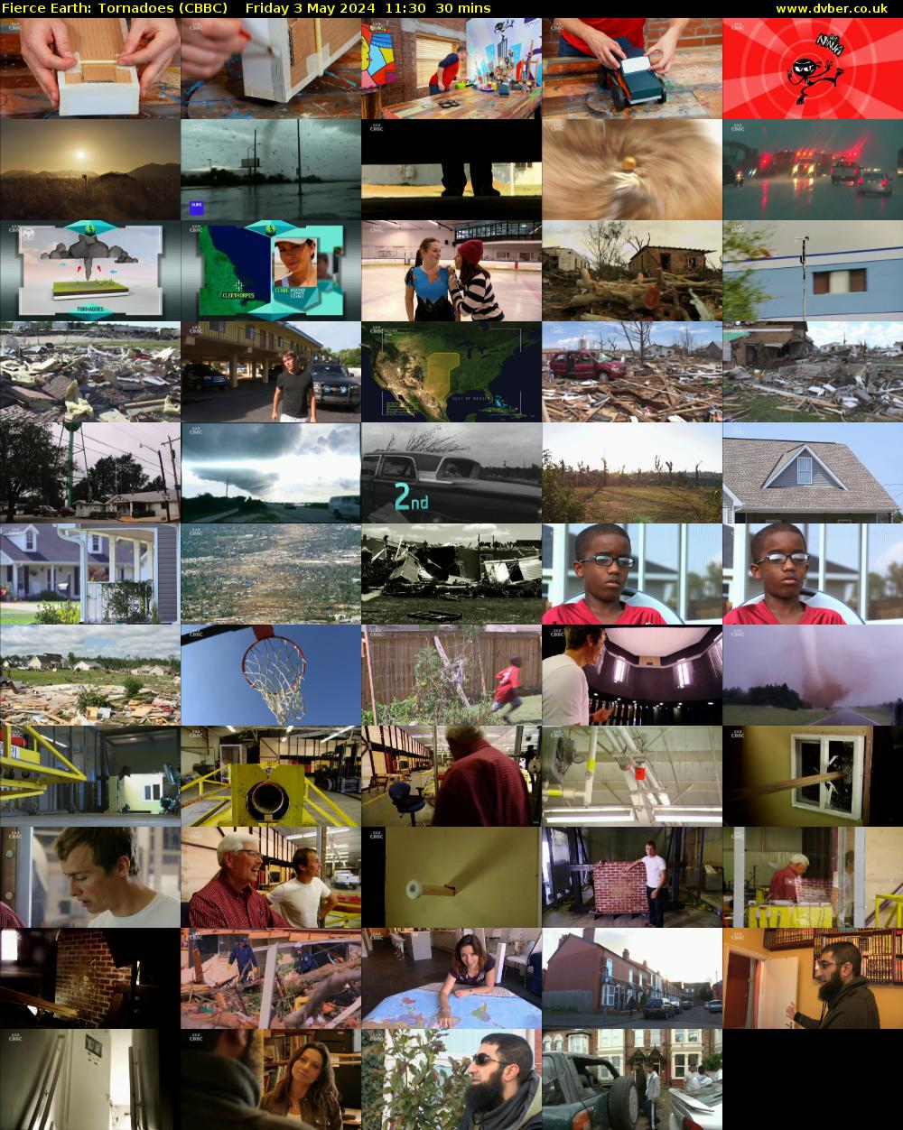 Fierce Earth: Tornadoes (CBBC) Friday 3 May 2024 11:30 - 12:00