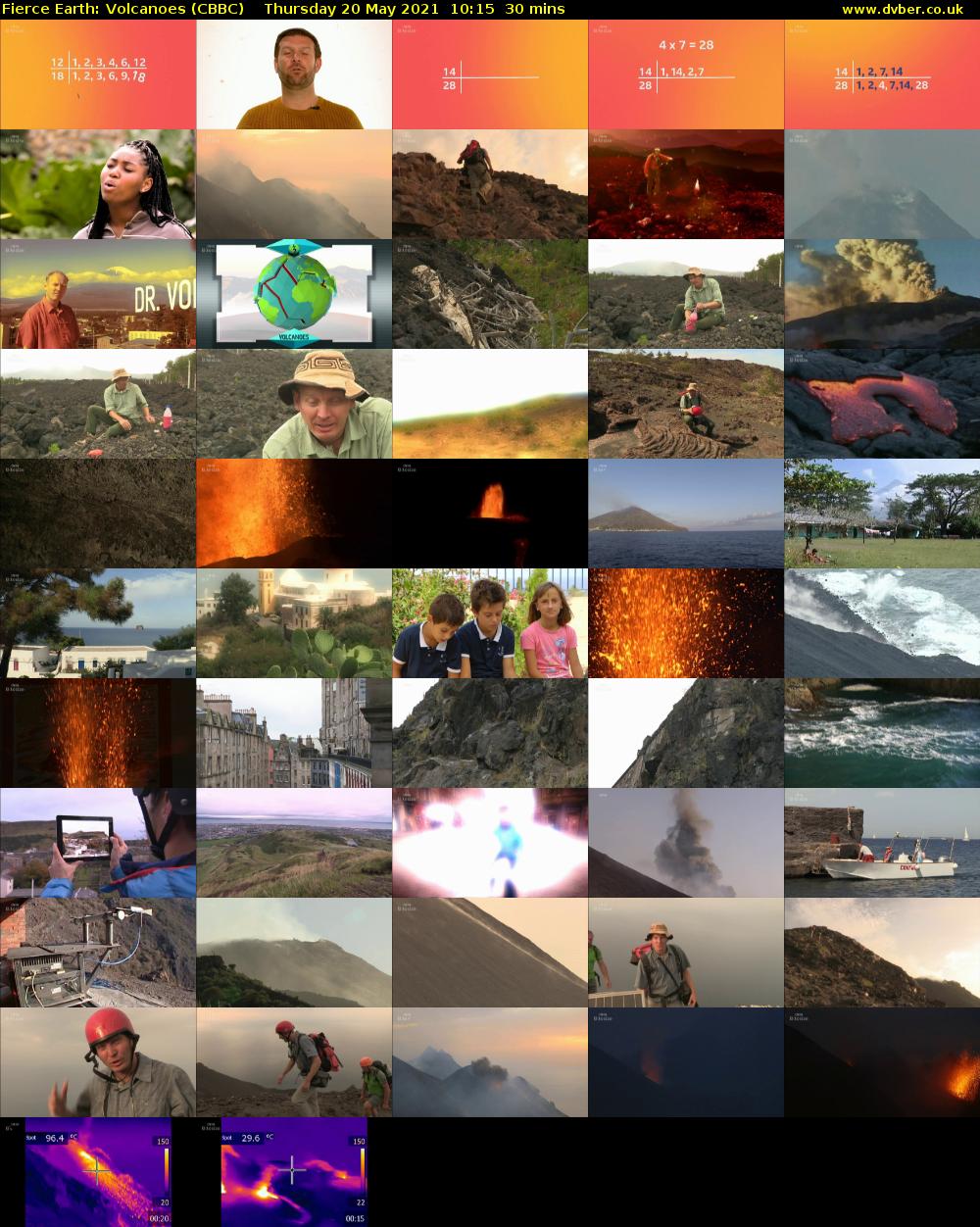 Fierce Earth: Volcanoes (CBBC) Thursday 20 May 2021 10:15 - 10:45