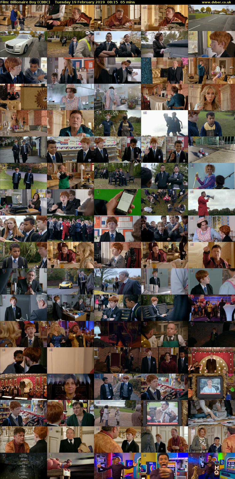 Film: Billionaire Boy (CBBC) Tuesday 19 February 2019 08:15 - 09:20