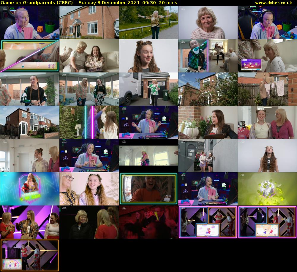 Game on Grandparents (CBBC) Sunday 8 December 2024 09:30 - 09:50