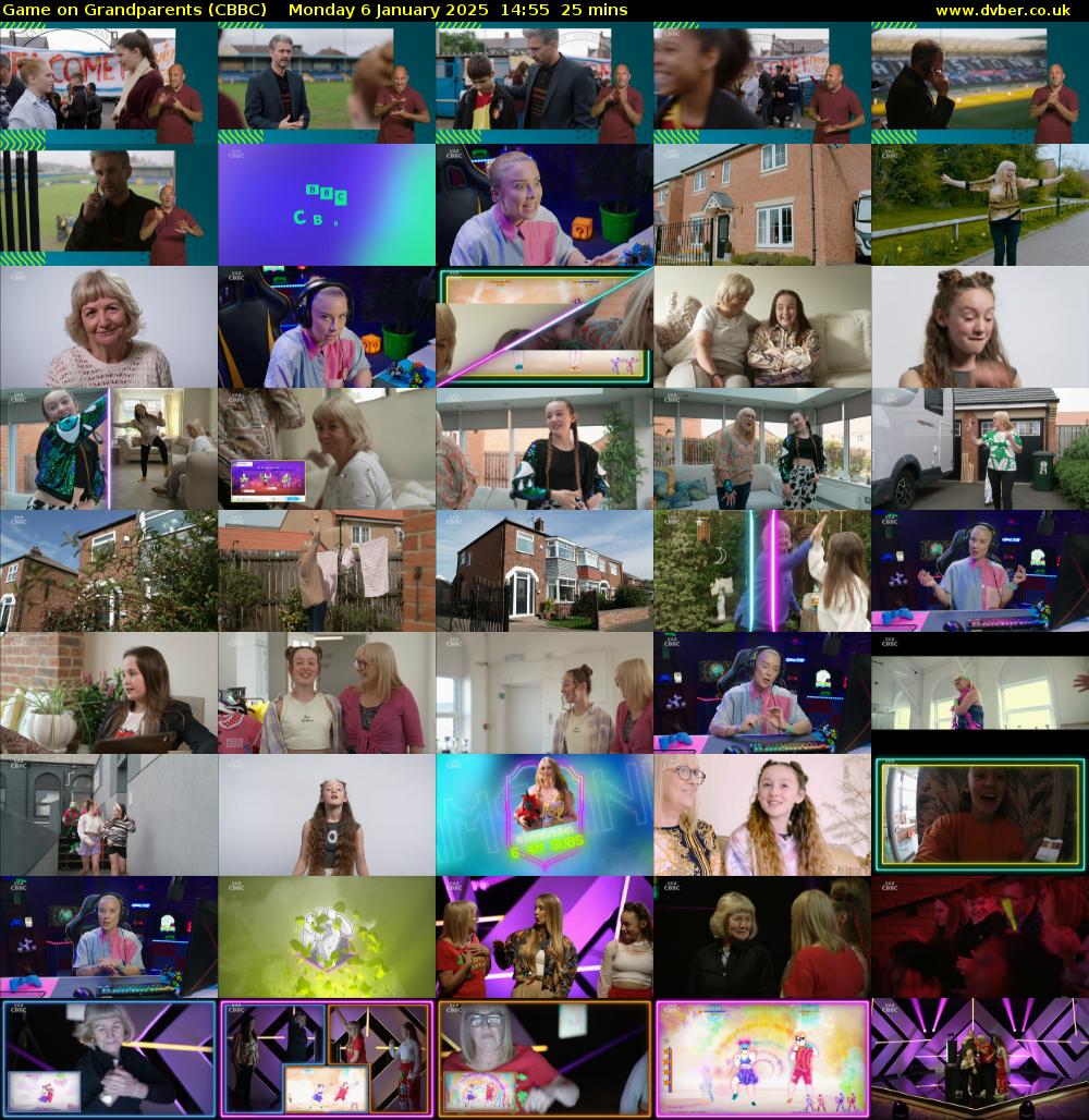 Game on Grandparents (CBBC) Monday 6 January 2025 14:55 - 15:20