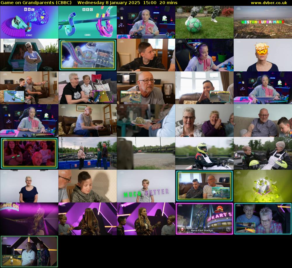 Game on Grandparents (CBBC) Wednesday 8 January 2025 15:00 - 15:20