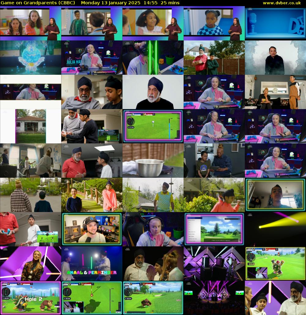 Game on Grandparents (CBBC) Monday 13 January 2025 14:55 - 15:20