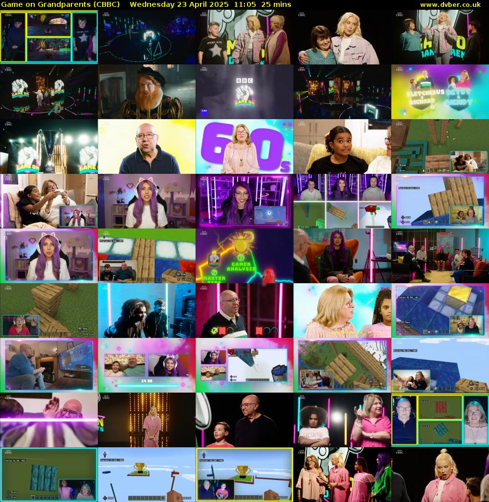 Game on Grandparents (CBBC) Wednesday 23 April 2025 11:05 - 11:30