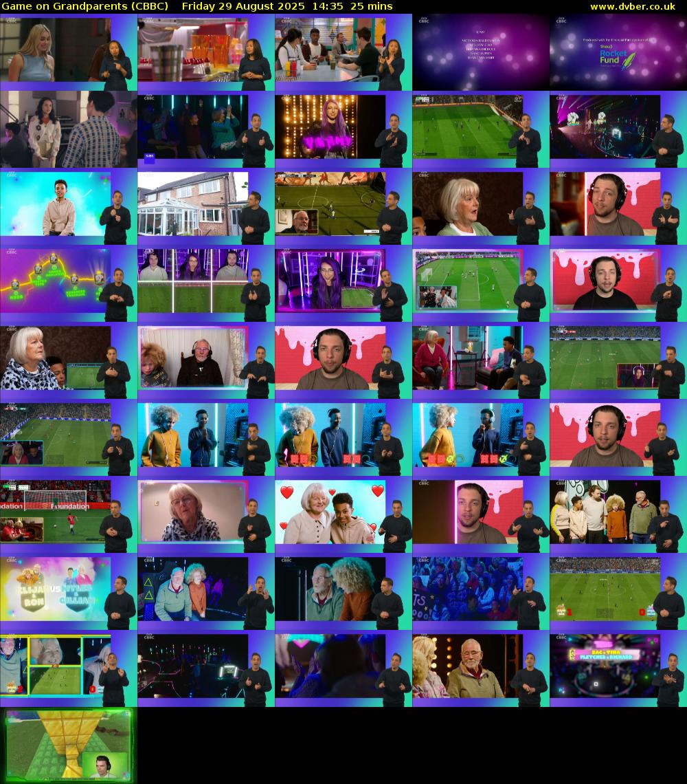 Game on Grandparents (CBBC) Friday 29 August 2025 14:35 - 15:00