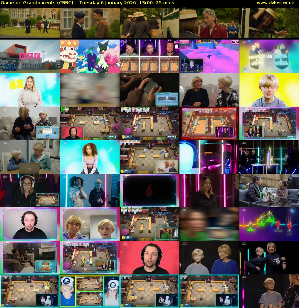 Game on Grandparents (CBBC) Tuesday 6 January 2026 13:00 - 13:25