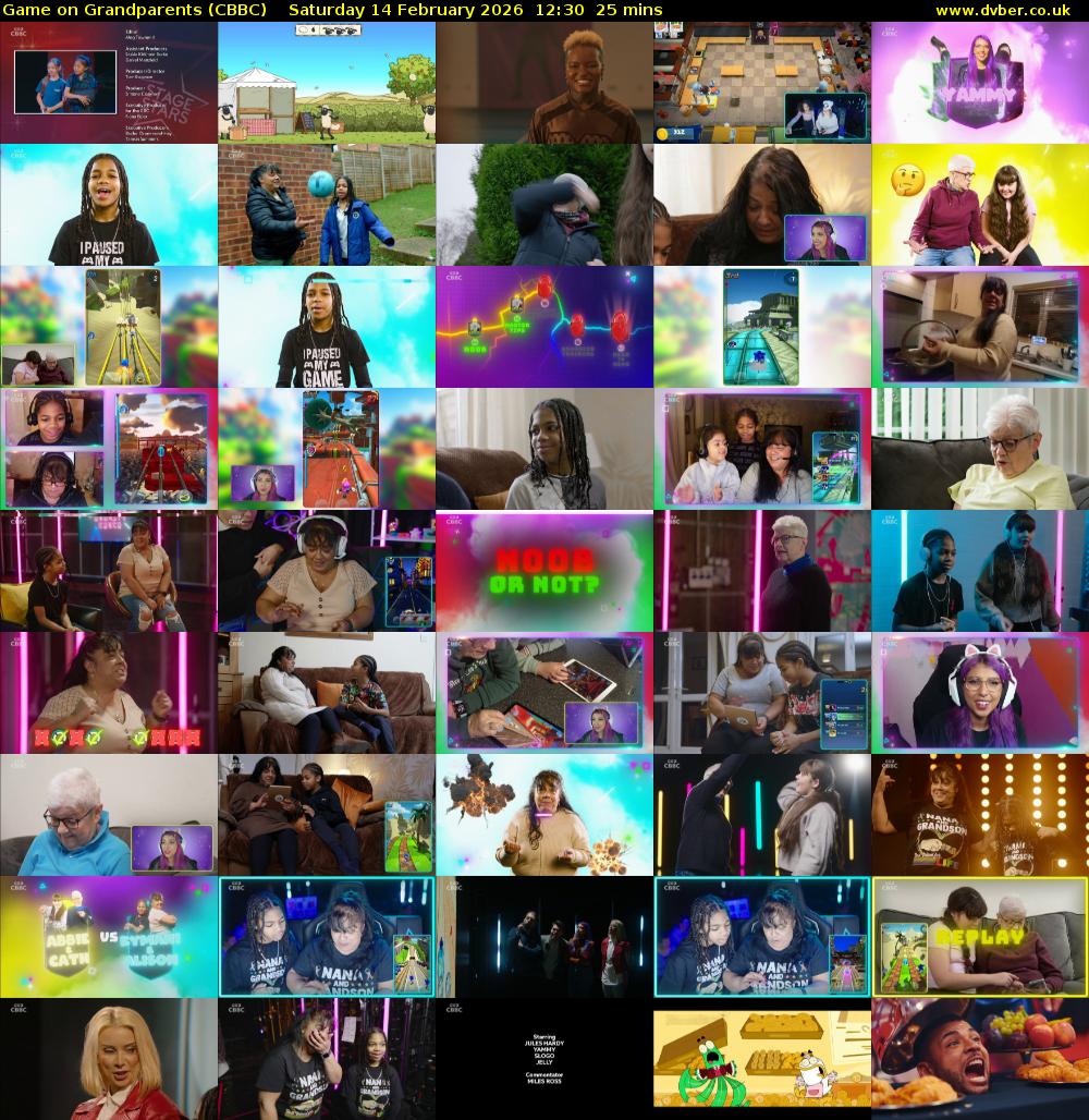 Game on Grandparents (CBBC) Saturday 14 February 2026 12:30 - 12:55