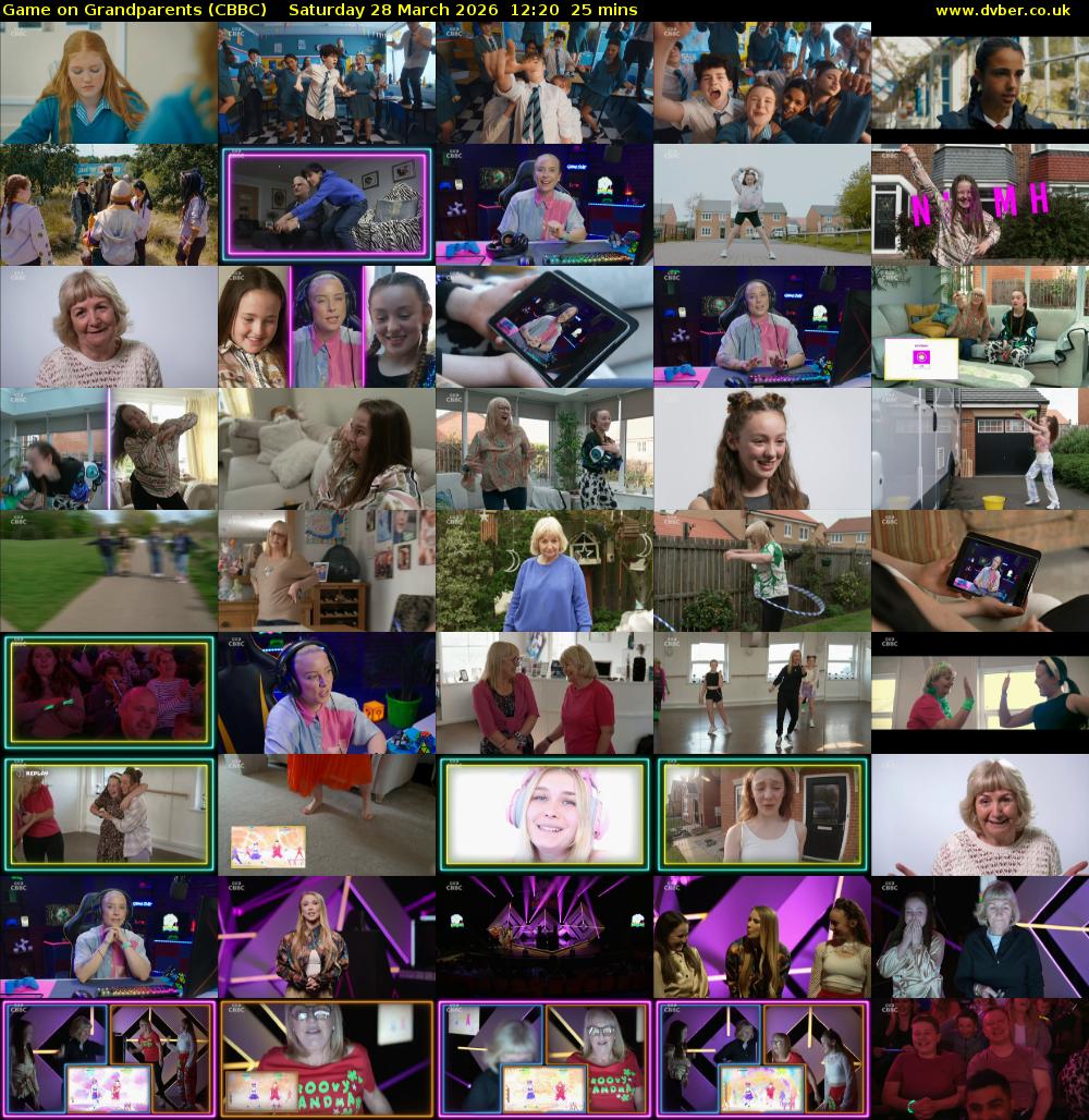 Game on Grandparents (CBBC) Saturday 28 March 2026 12:20 - 12:45