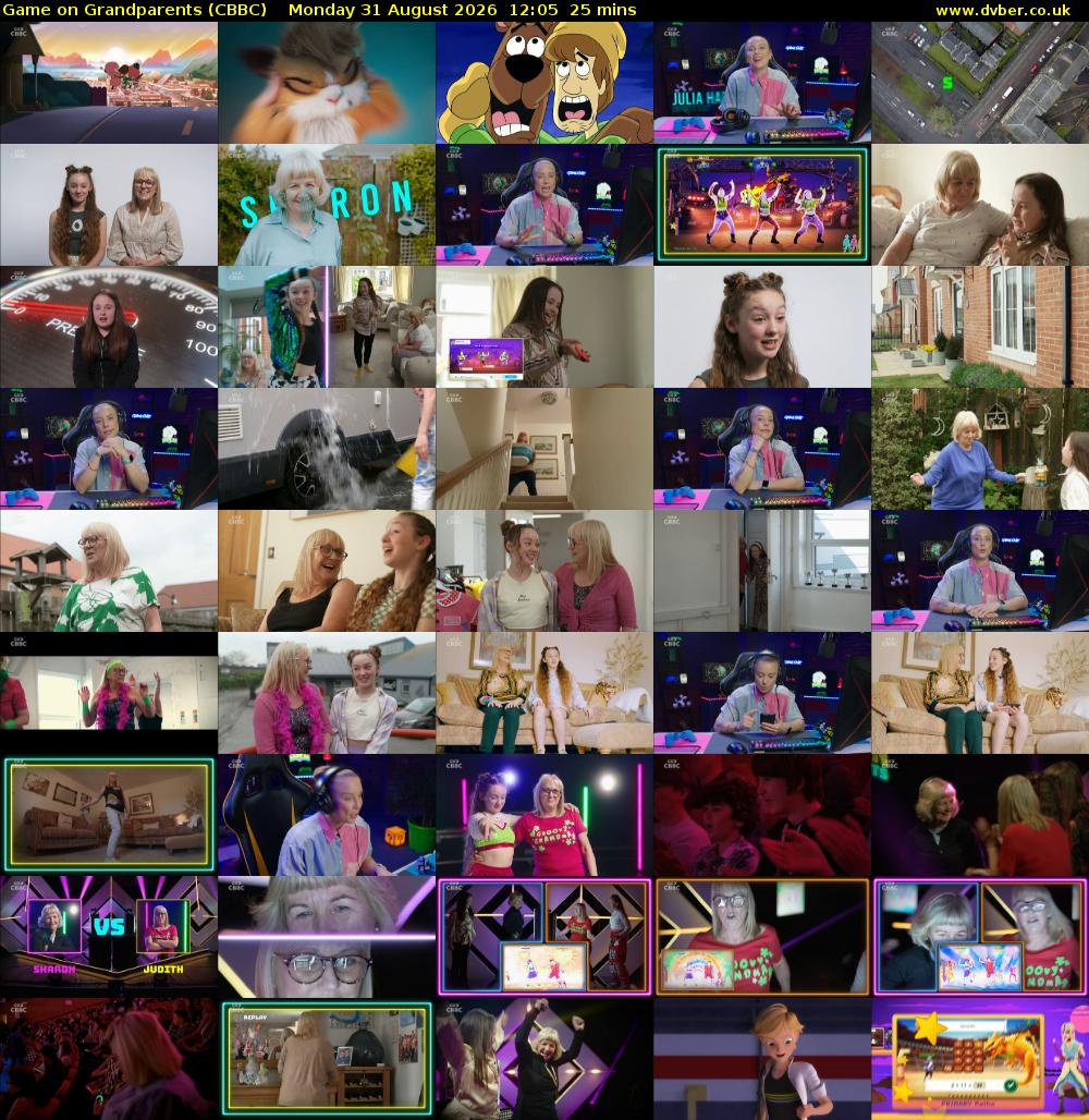 Game on Grandparents (CBBC) Monday 31 August 2026 12:05 - 12:30